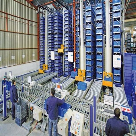 Automated Storage And Retrieval System Asrs With Automated Stacker