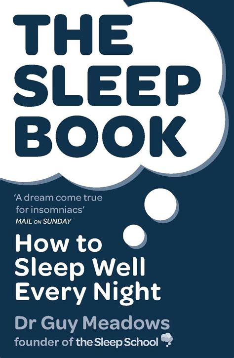 The Sleep Book How To Sleep Well Every Night By Guy Meadows Books Hachette Australia