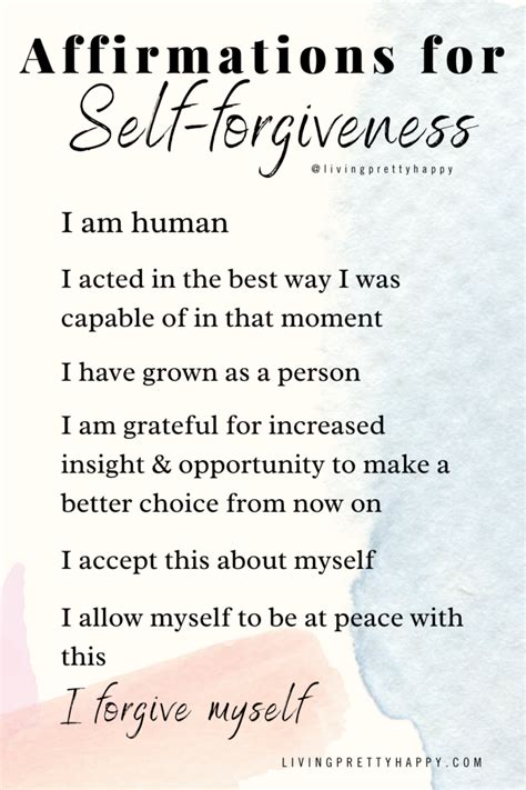 How To Forgive Yourself 5 Steps To Self Forgiveness Livingprettyhappy