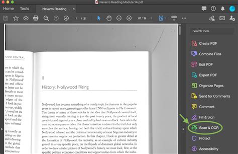 Optical Character Recognition Ocr In Adobe Acrobat Pro Dc Emerson