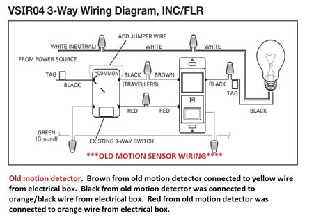 2 3 Way Motion Sensor Switch Wiring Diagram