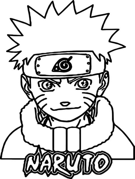 Målarbild Uzumaki Naruto 2 Skiv Ut Gratis På