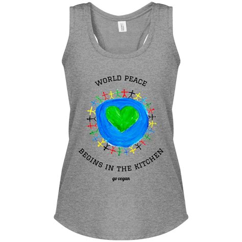 World Peace Racerback T Shirt Etsy