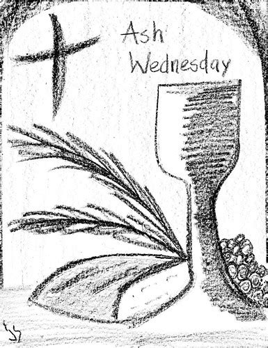 Ash Wednesday Bulletin Cover Stushie Art