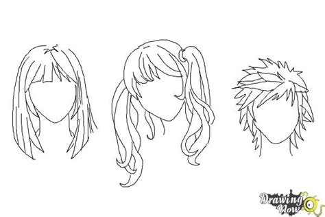 How To Draw Manga Hair Drawingnow