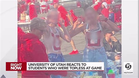 Two Women Go Topless At University Of Utah Football Game Police