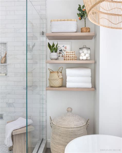 What To Put On A Floating Shelf In The Bathroom Everything Bathroom