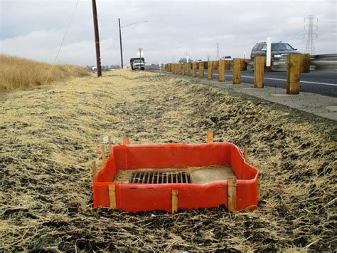Drop Guard Protection For Drop Inlets In Unpaved Areas Silt