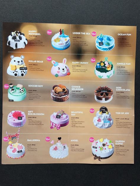 Baskin Robbins Menu Price