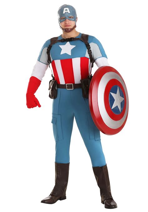 Captain America Avengers Theatrical Adult Halloween Costume Ubicaciondepersonascdmxgobmx