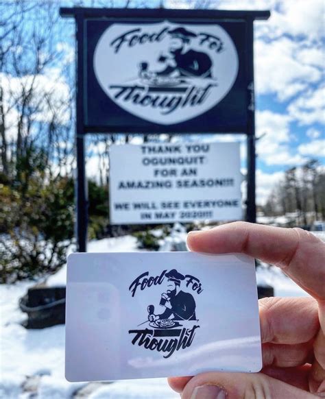 Food for thought, opened in may 2019, and is located a short walk from the center of town in ogunquit, maine. Food For Thought - Home - Ogunquit, Maine - Menu, Prices ...