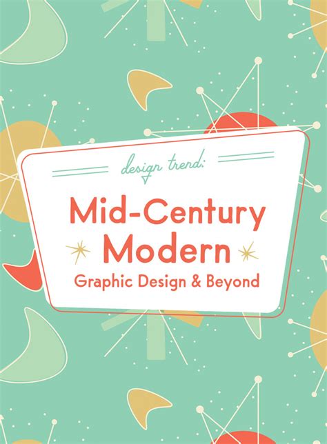 Design Trend Mid Century Modern Graphic Design And Beyond Retro