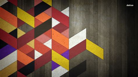 Geometric Shapes Wallpaper Wallpapersafari