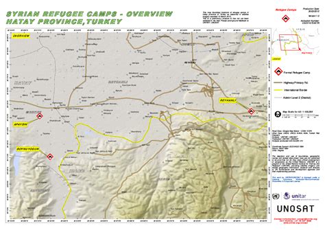 Overview Of Syrian Refugee Camps Hatay Province Turkey 30 March 2012