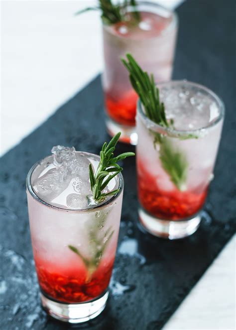 Sparkling Cranberry Kombucha Mocktail Nye Drinks