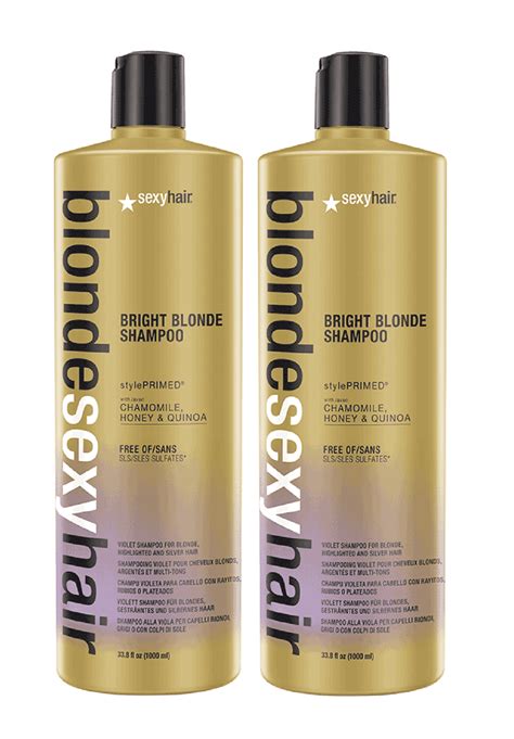 Sexy Hair Bright Blonde Shampoo 338 Ounce Pack Of 2