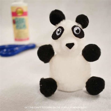 Pompom Panda Craft Project