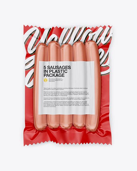 5 Sausages Pack Mockup Free Download Images High Quality Png 