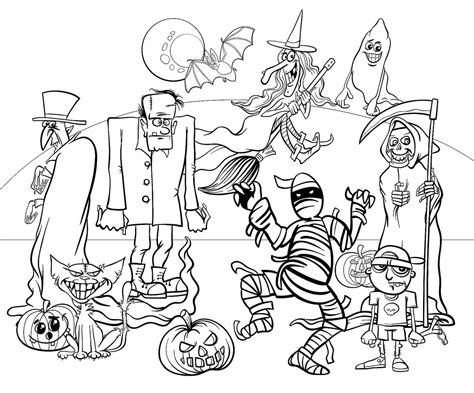 Halloween Coloring Activity