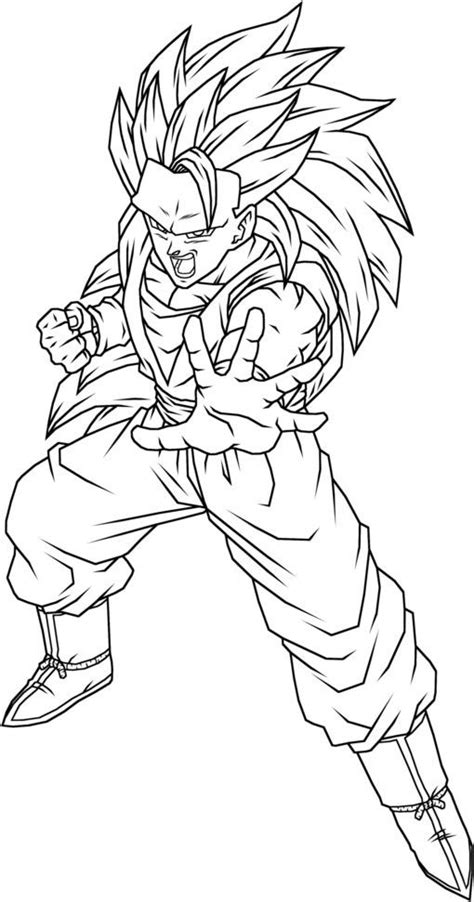 Lovely y coloring pages 73 for your coloring print with y. high detailed goku super saiyan coloring picture | Goku, Dbz drawings, Goku pics