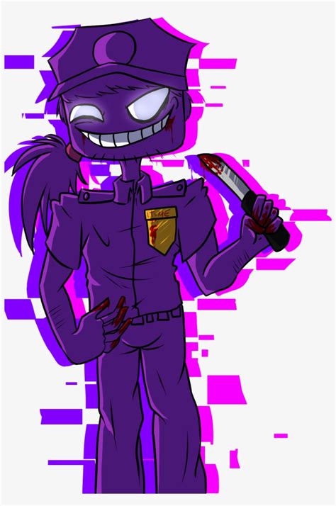 Purple Man Purple Guy Fnaf No Background Transparent Png 1000x1500