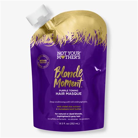 Not Your Mothers Blonde Moment Purple Toning Hair Mask For Blonde Or