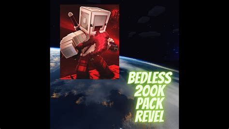 Trying Bedless Noob 200k Pack In Bed Wars Youtube