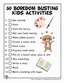 50 Free Boredom Busting Kids Activities | Woo! Jr. Kids Activities ...