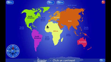 Map Of The World Quiz Map