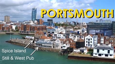 portsmouth hd sail into harbour with landmarks labeled youtube
