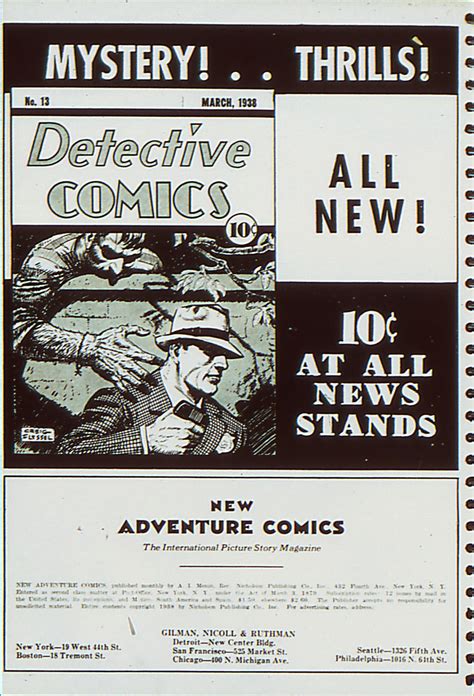 Days Of Adventure New Adventure Comics 25 Marchapril 1938