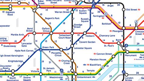 Londons Walk The Tube Map Reveals The Real Distance Between Stations