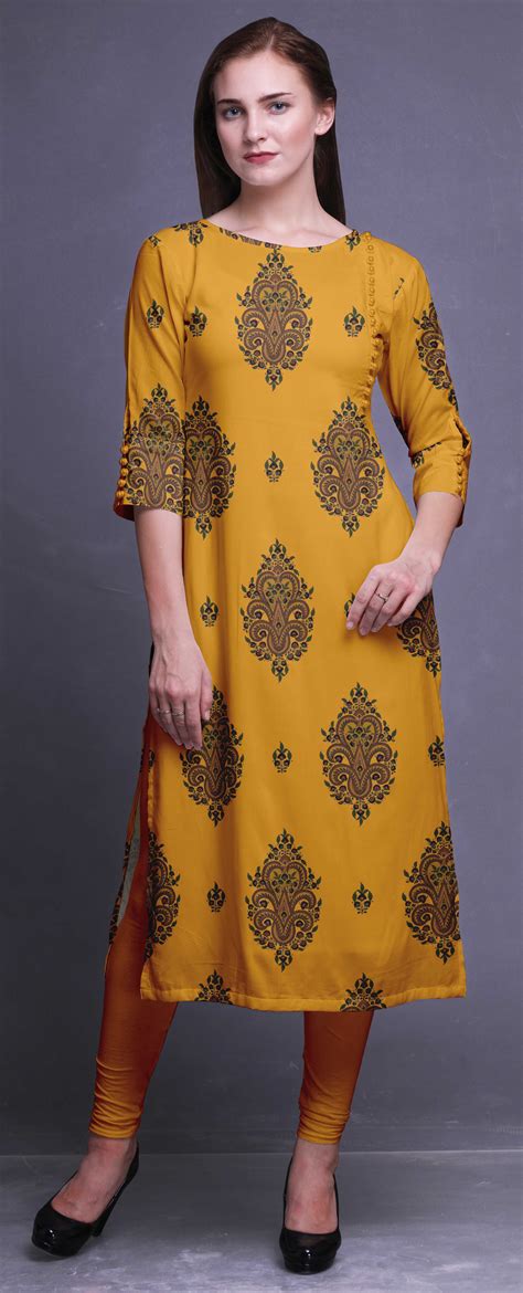 Moomaya Straight Kurtis For Women Long Kurti Printed Indian Top Bp 590e Ebay