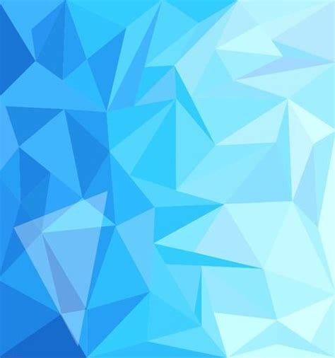 Blue Low Poly Design Abstract Background Vector Illustration Abstract