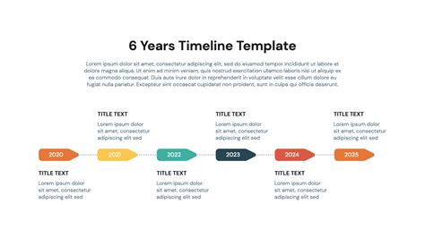 6 Years Timeline Template For Powerpoint 🔥 Free Download Now