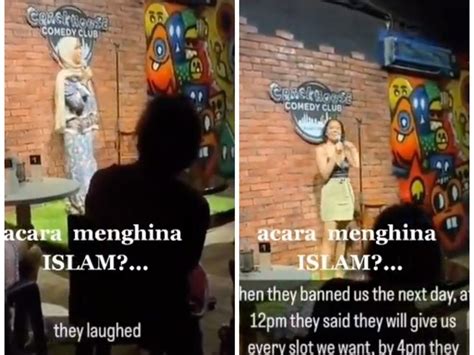 Viral Komika Malaysia Lepas Jilbab Saat Manggung Dituding Hina Islam