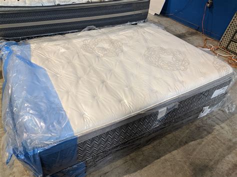 Queen Size Serta Beautyrest Silver Mattress And Boxspring Set Able