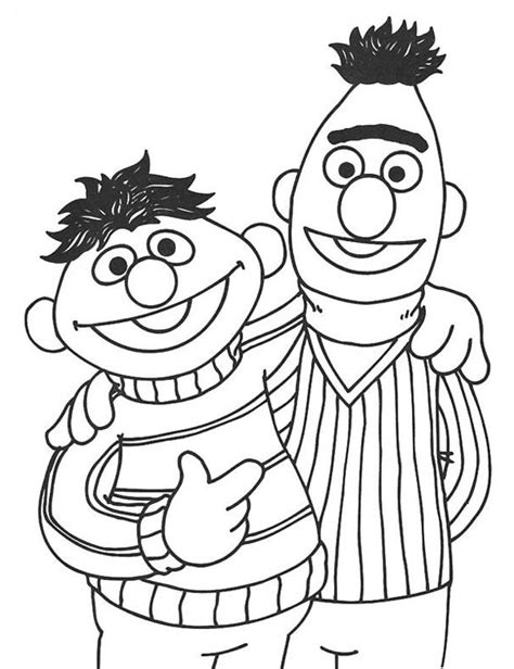 This fun coloring page featuring the sesame street characters is a great way for preschoolers to learn their letters. Sesame Street Coloring Pages | Free Printable Coloring Page