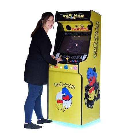 Upright Arcade Machine 815 Games Pacman Yellow Arcadecity