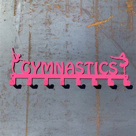 Gymnastics Medal Display Personalized Gymnastics Medal Hooks T