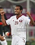 Ali Afif of Qatar celebrates after Qatar defeated China PR at the AFC ...