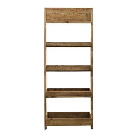 Andreas Wall Mounted Shelving Unit In Sand Oak And 9 Compartment