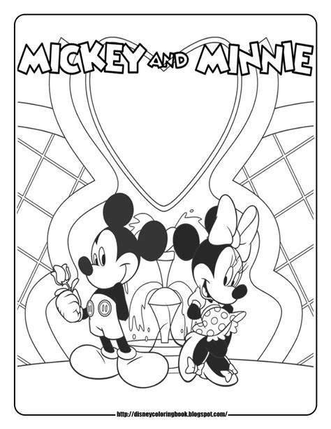 Mickey hugs a tree disney 6246. Mickey mouse clubhouse coloring pages to download and ...