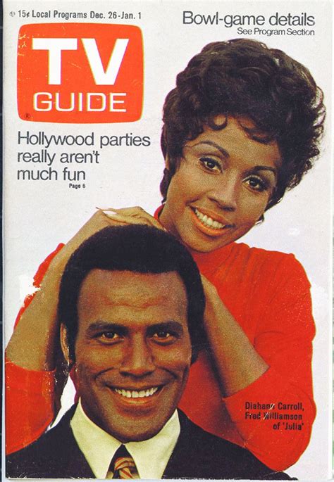 Tv Guide December 26 1970 — Diahann Carroll And Fred Williamson In Julia 1968 71 Nbc Jet