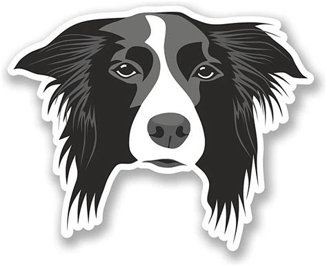 Uk Border Collie Dog Stickers