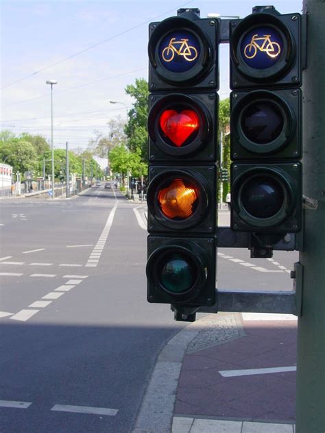 Traffic Light In Berlin Using Tape A Prankster Transformed The Light