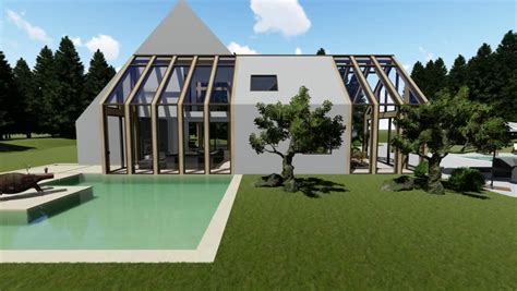 Best home design software for simple projects. Scandinavian Modern House Exterior 3d Stock Footage Video ...