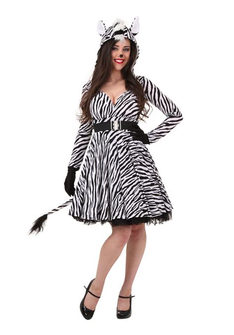 Plus Size Women S Zebra Costume