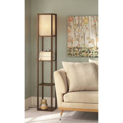 Floor lamps are good choices when space is tight, allowing extra room on end tables where lamps might sit. $59 Threshold™ Shelf Paper Shade Floor Lamp Collection | Shelf lamp, Floor shelf, Affordable ...