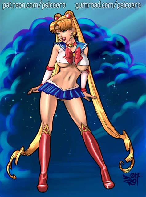 Patreon Poll Sailor Moon Pinup By Psicoero Hentai Foundry